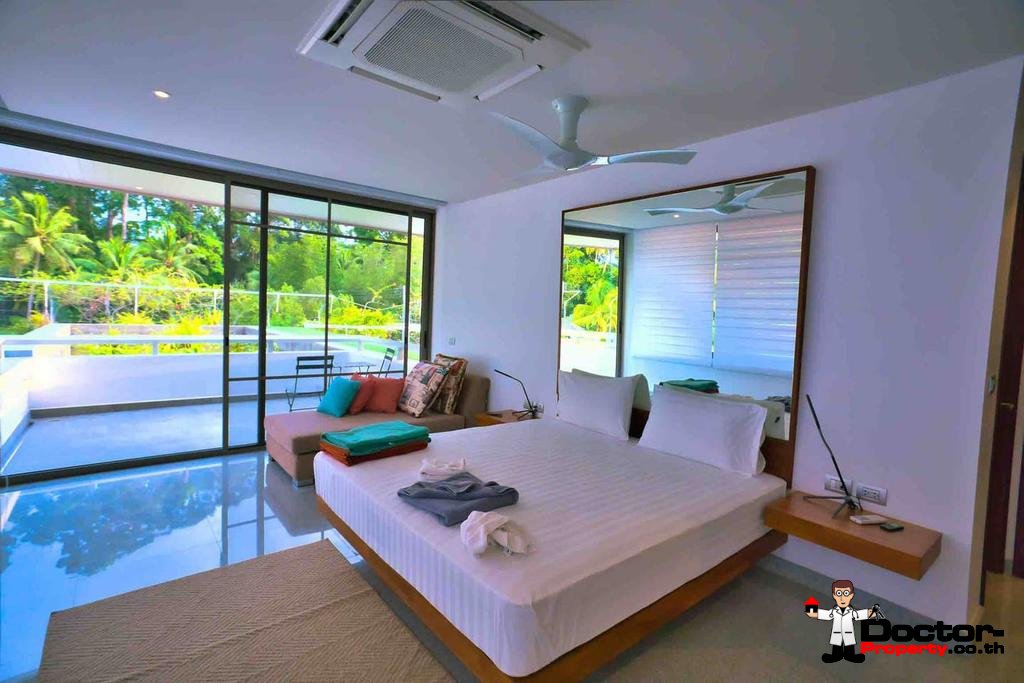 3 Bedroom Beachfront Villa - New Boat Marina Development - Mai Khao Beach - North Phuket - for sale